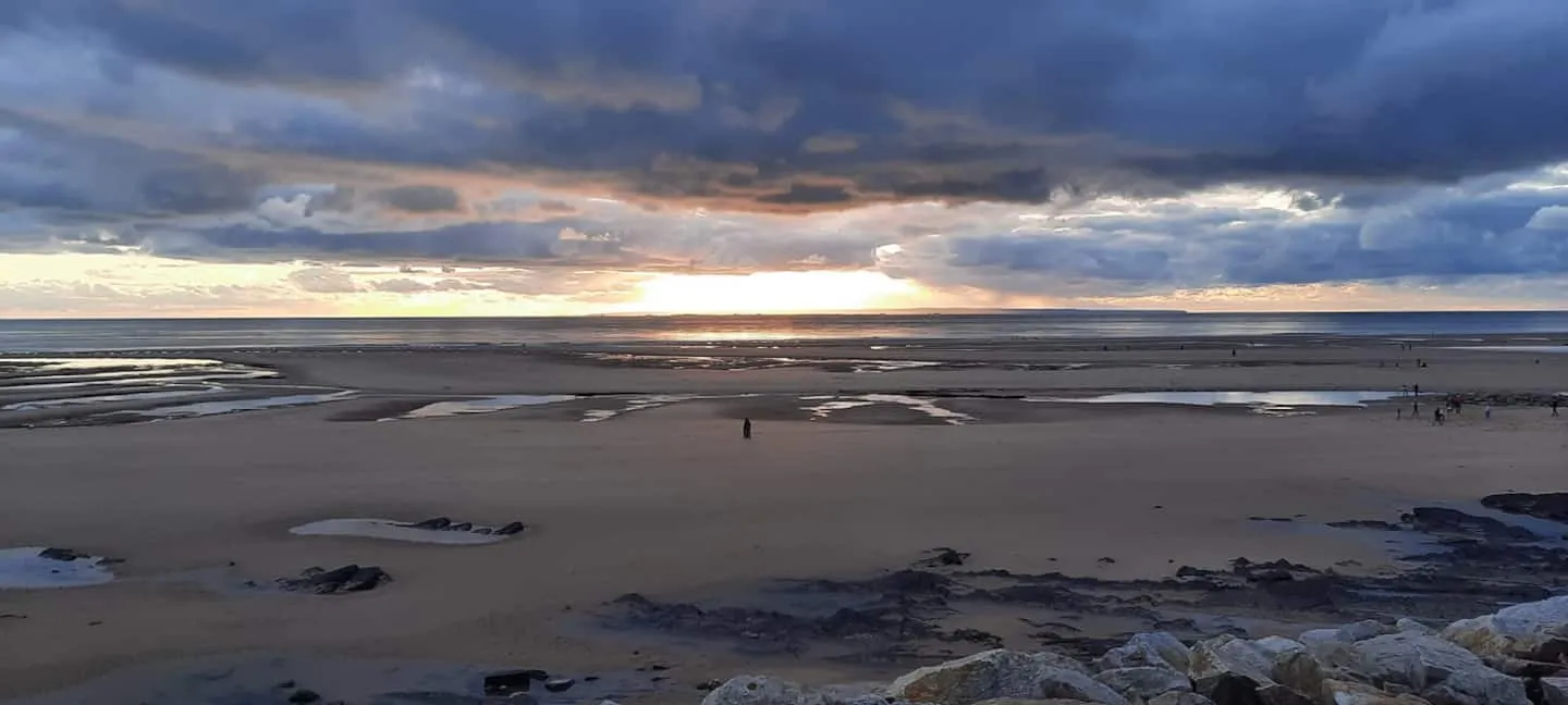 La plage de Carteret