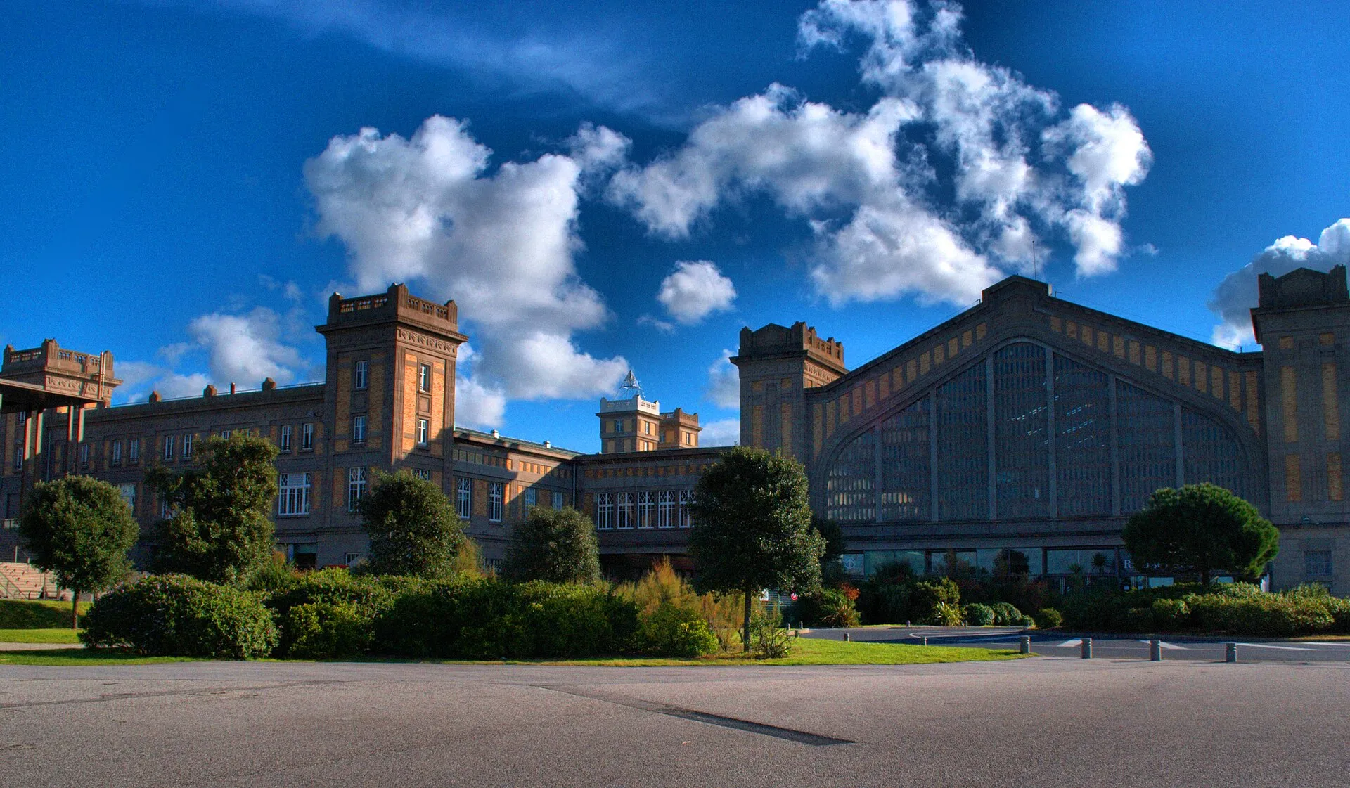 La gare maritime transatlantique de Cherbourg, qui abrite la Cité de la Mer